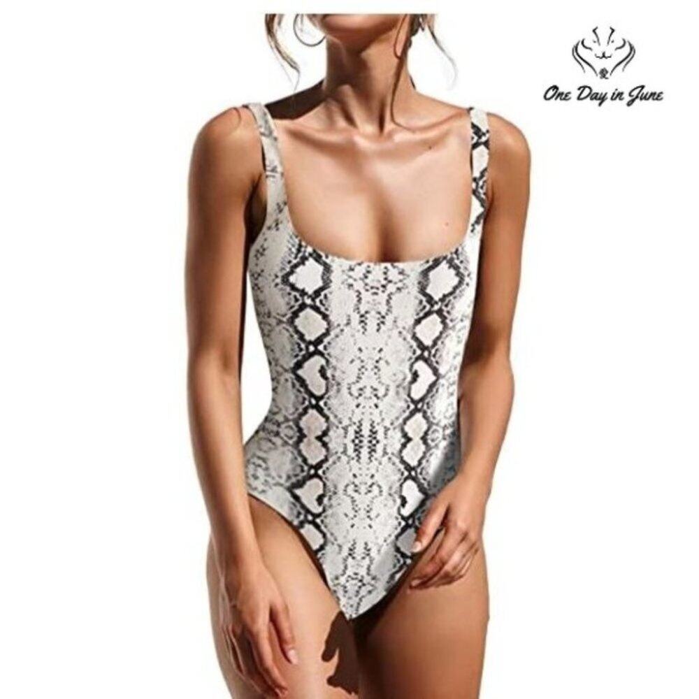 Prettygarden U Neck One Piece Swimsuit Size M